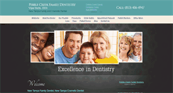 Desktop Screenshot of pebblecreekfamilydentistry.com